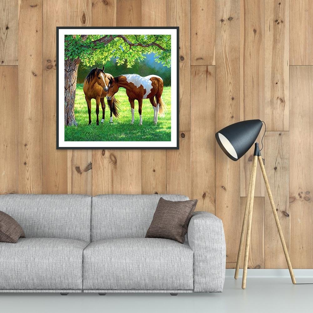 Diamond Painting - Full Round - Horses A