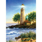 5D Diy Diamond Painting Kit Full Round Beads Lighthouse