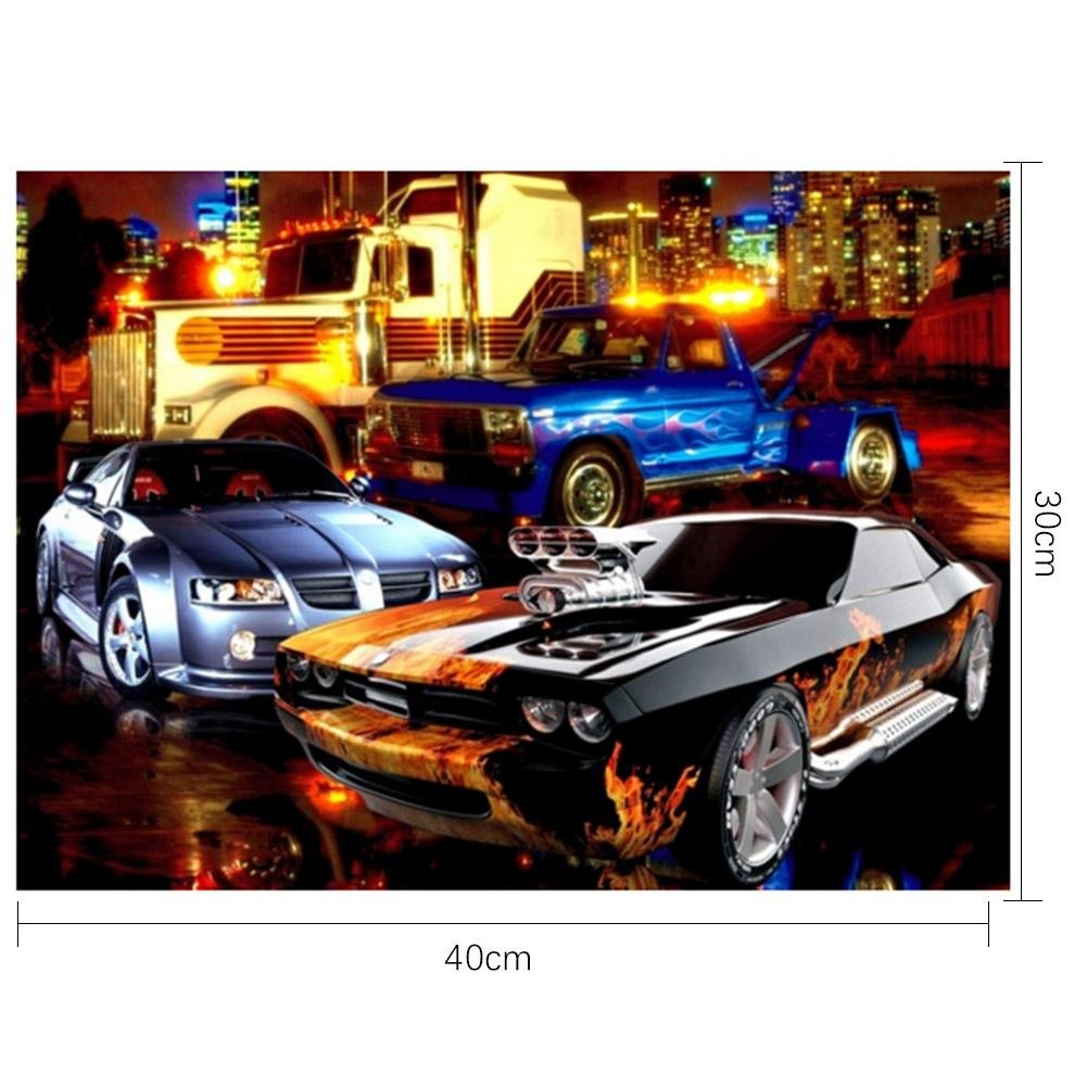 Diamond Painting - Full Round - Cars A