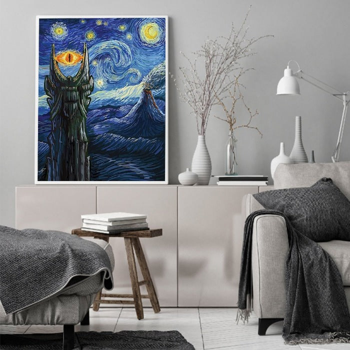 Lord of the Rings Hand Painted Acrylic Wall Art Craft  