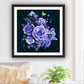 Diamond Painting - Partial Round - Purple Rose 2