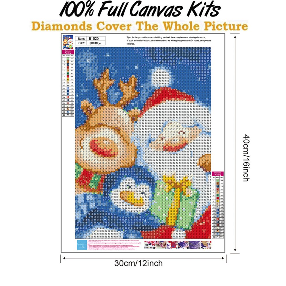 Diamond Painting - Full Round - Santa Claus F