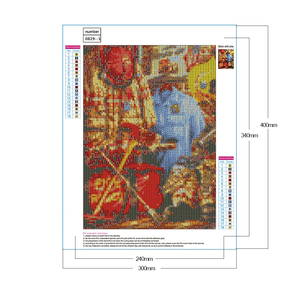 Diamond Painting - Full Round - Fireman Uniform