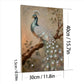 DIY Pearl Painting With Frame - Handmade Self-Adhesive Pearls - Peacock (30*40cm)