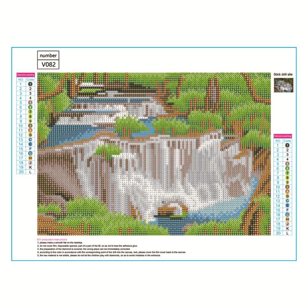 Diamond Painting - Full Round - Waterfall B