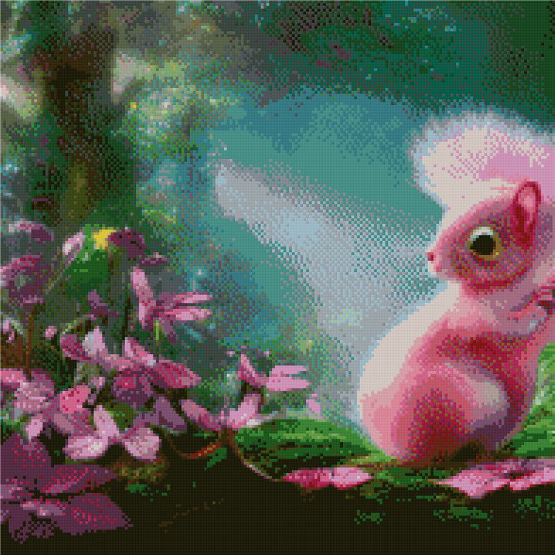 Squirrel | Full Round/Square Diamond Painting Kits 40x40cm 50x50cm E