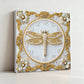 DIY Pearl Painting With Frame - Handmade Self-Adhesive Pearls - Dragonfly (25*25cm) C