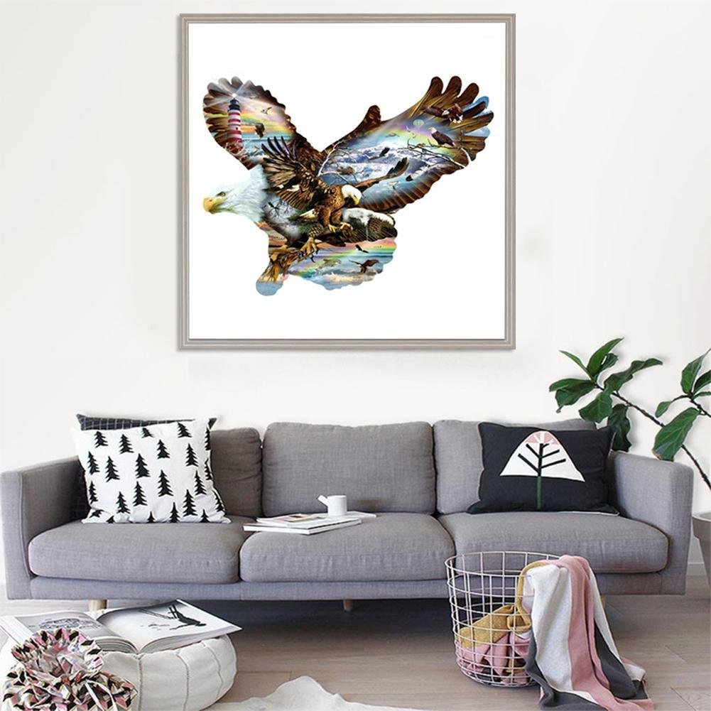 Diamond Painting - Partial Round - Eagle Lighthouse