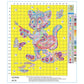 11CT Stamped Cross Stitch Cartoon Animals (48*58cm)