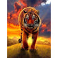 Tiger Diamond Mosaic Embroidery Kit 
