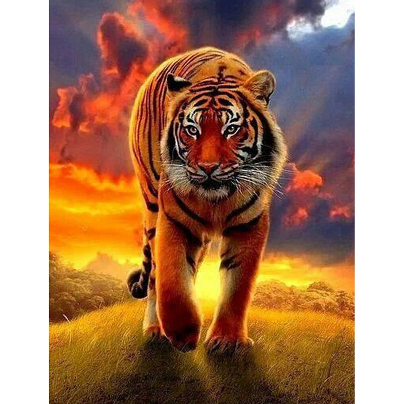 Tiger Diamond Mosaic Embroidery Kit 