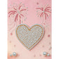 DIY Pearl Painting With Frame - Handmade Self-Adhesive Pearls - Heart (30*40cm) A