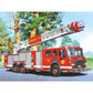 Diamond Paintings Art Full Drill Fire Truck