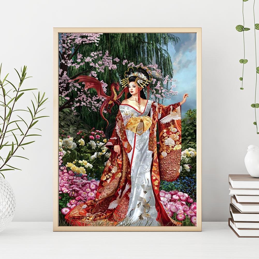 Diamond Painting - Full Round - Ancient Women