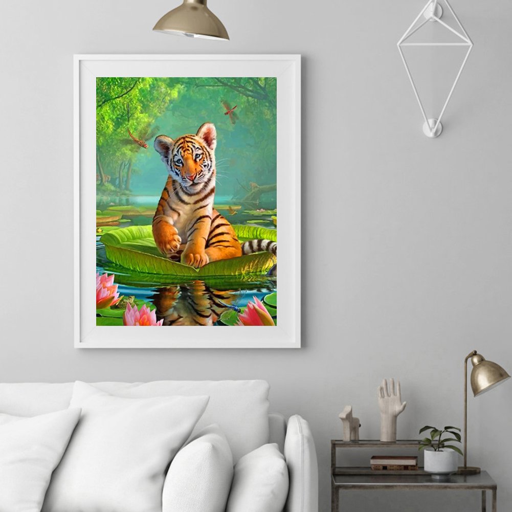 Paint By Number - Oil Painting - Tiger (40*50cm)
