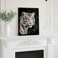 DIY Pearl Painting With Frame - Handmade Self-Adhesive Pearls - Tiger(40*50cm)