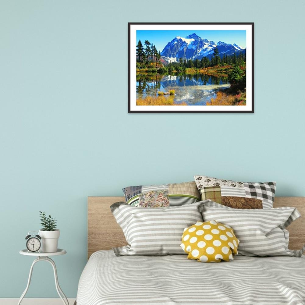 Diamond Painting - Full Round - Lake, Mountain B