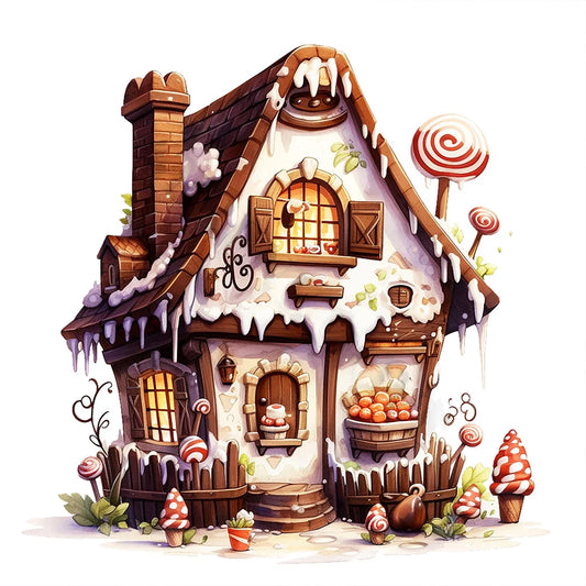 Diamond Painting - Full Round / Square - Candy House
