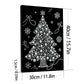 DIY Pearl Painting With Frame - Handmade Self-Adhesive Pearls - Xmas Tree (30*40cm)