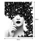 Paint By Number Black & White Oil Painting Butterfly Woman (40*50cm)