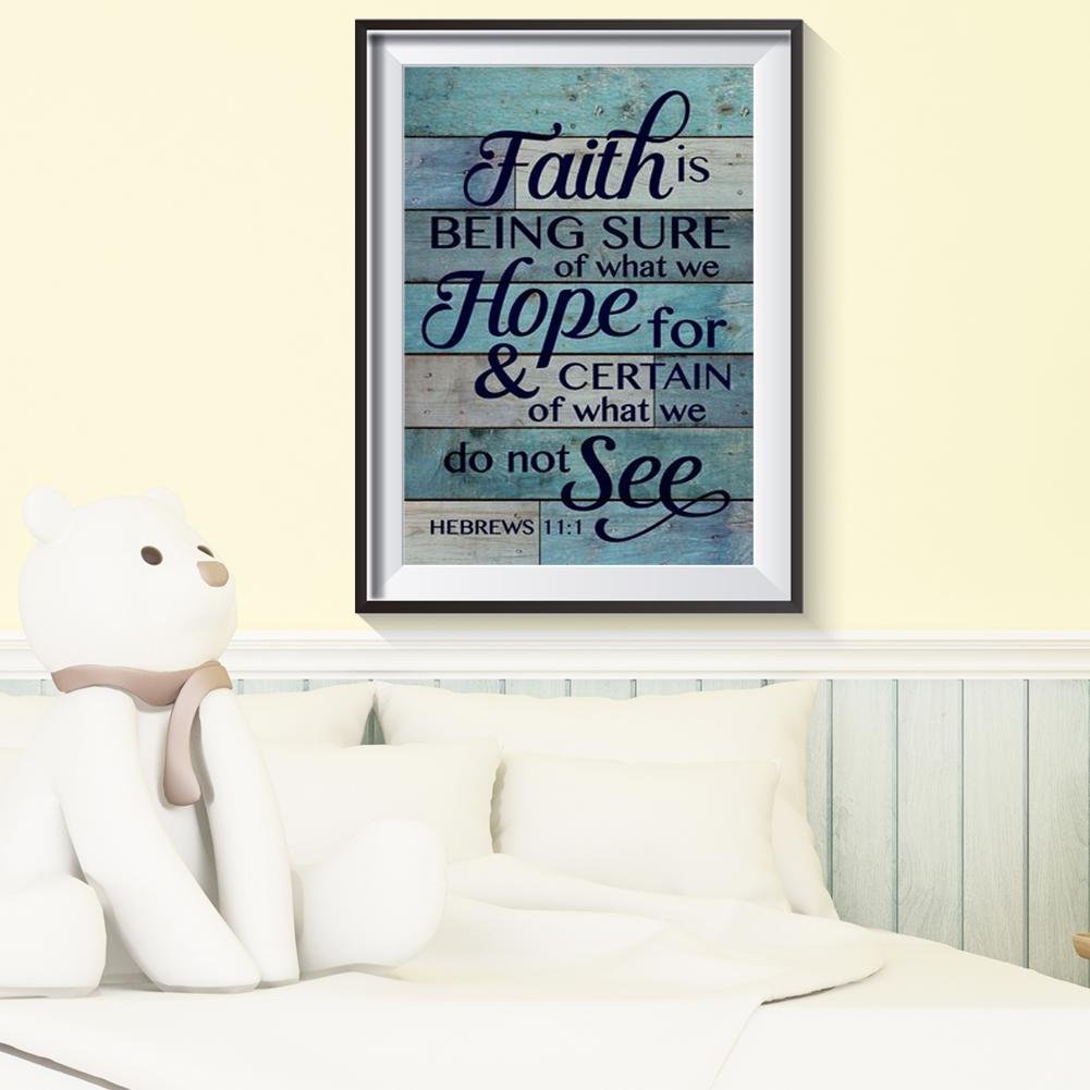 Diamond Painting - Full Round - faith & Hope