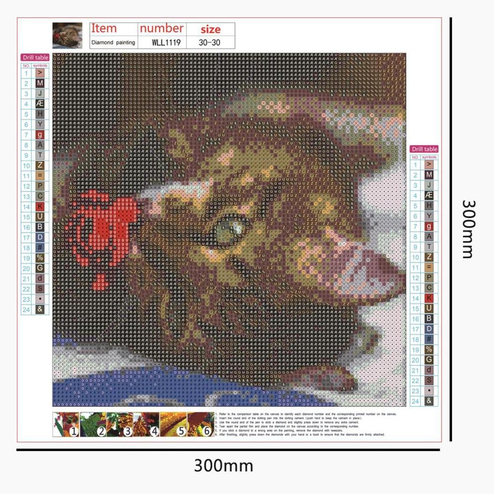Diamond Painting - Full Round - Lovely Cat B