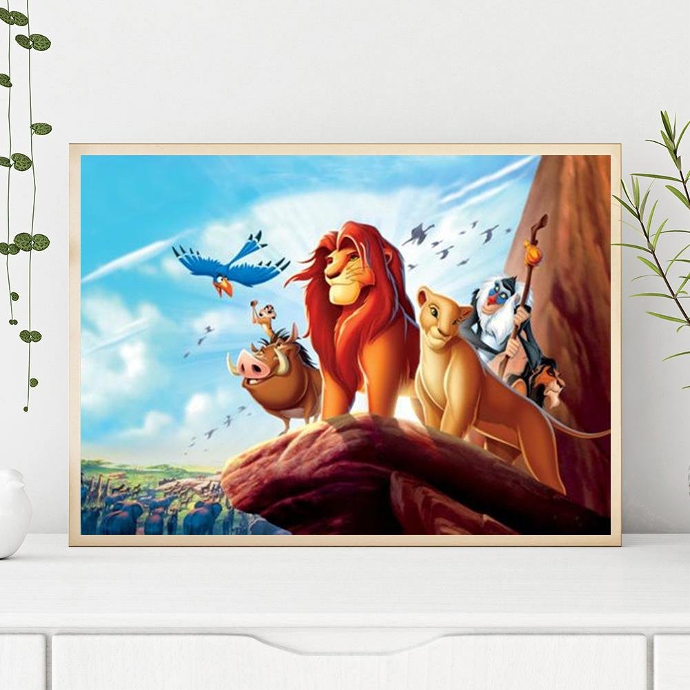 Diamond Painting - Full Round - Lion King