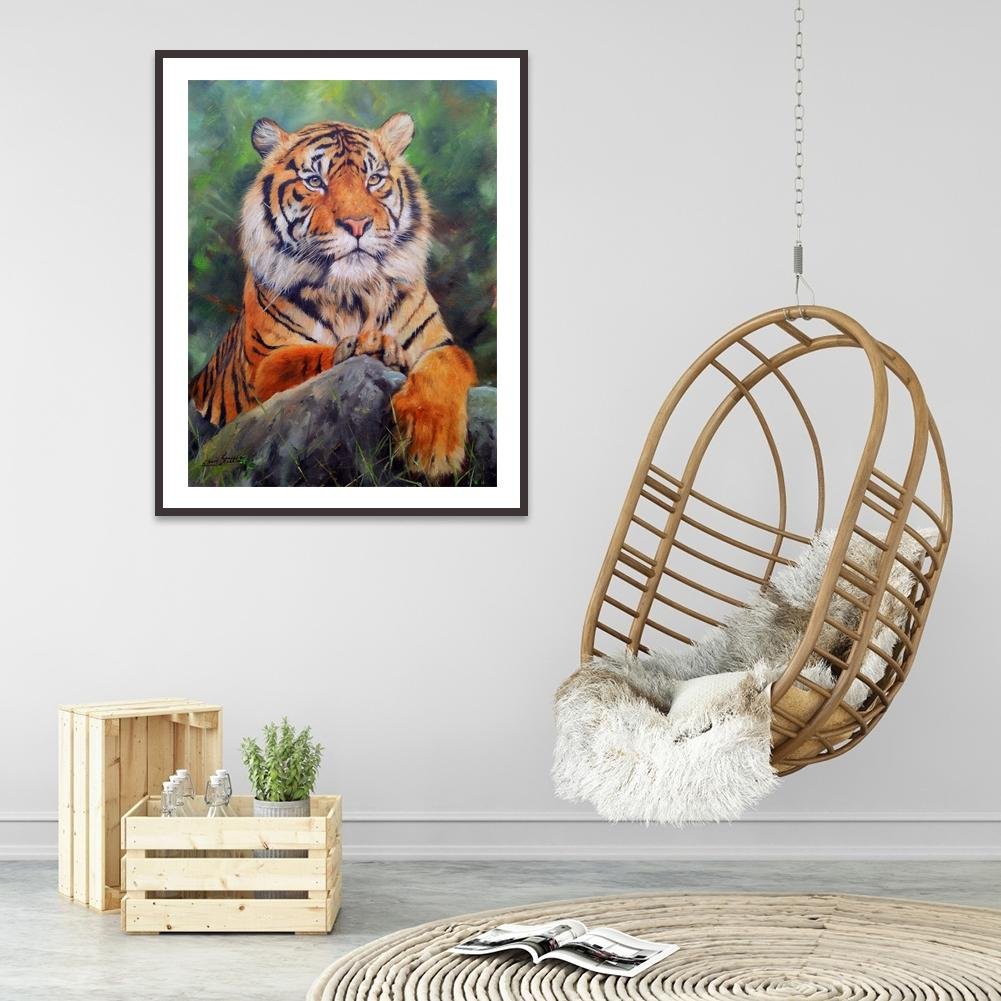 Diamond Painting - Full Round - Tiger H