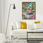 Painting By Numbers Kit Cartoon Mouse Hand Painted Canvas Oil Art Picture
