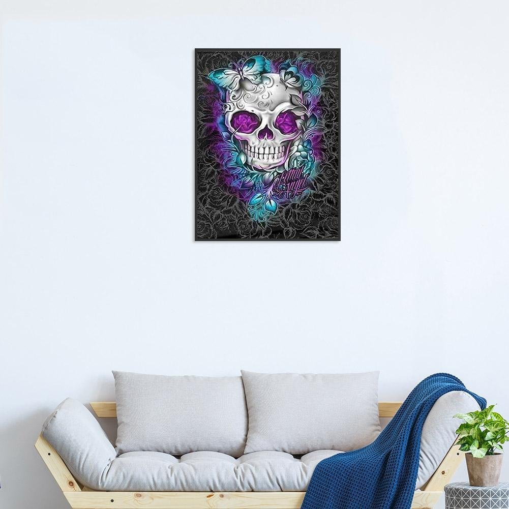 5D DIY Diamond Painting Kit - Full Round - Skull Head