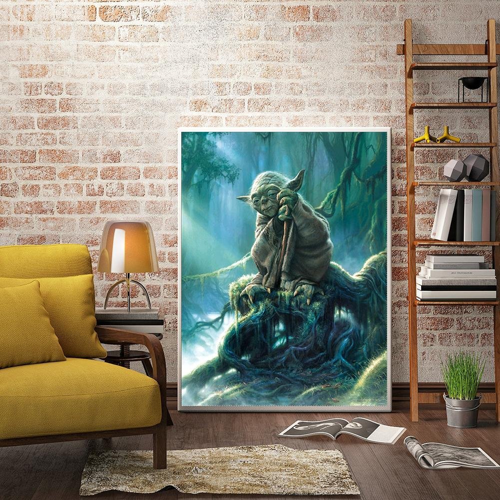 Diamond Painting - Full Round - Yoda I