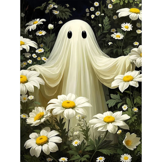 Diamond Painting - Full Round / Square - Halloween Ghost