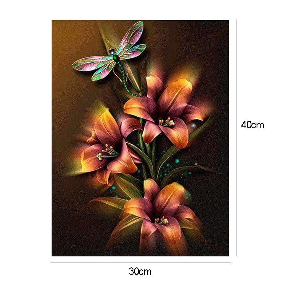 Diamond Painting - Partial Round - Flower D