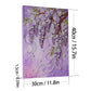DIY Pearl Painting With Frame - Handmade Self-Adhesive Pearls - Violet (30*40cm)
