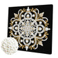 DIY Pearl Painting With Frame - Handmade Self-Adhesive Pearls - Mandala (25*25cm) F
