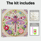 DIY Pearl Painting With Frame - Handmade Self-Adhesive Pearls - Dragonfly (25*25cm) B