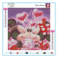 Diamond Painting Canvas With Mickey & Minnie Mouse Falling Love Printing
