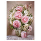 11ct Stamped Cross Stitch Pink Flower(40*50cm)