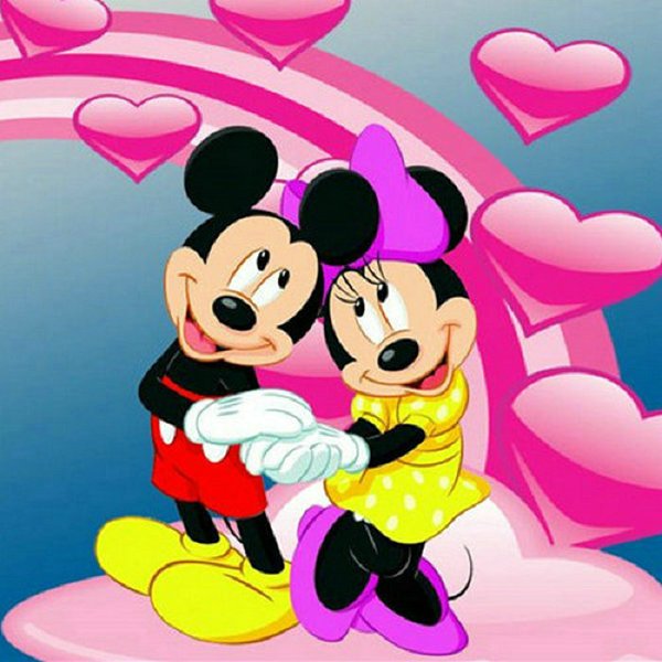 Diamond Paintings Art Full Drill Mickey & Minnie