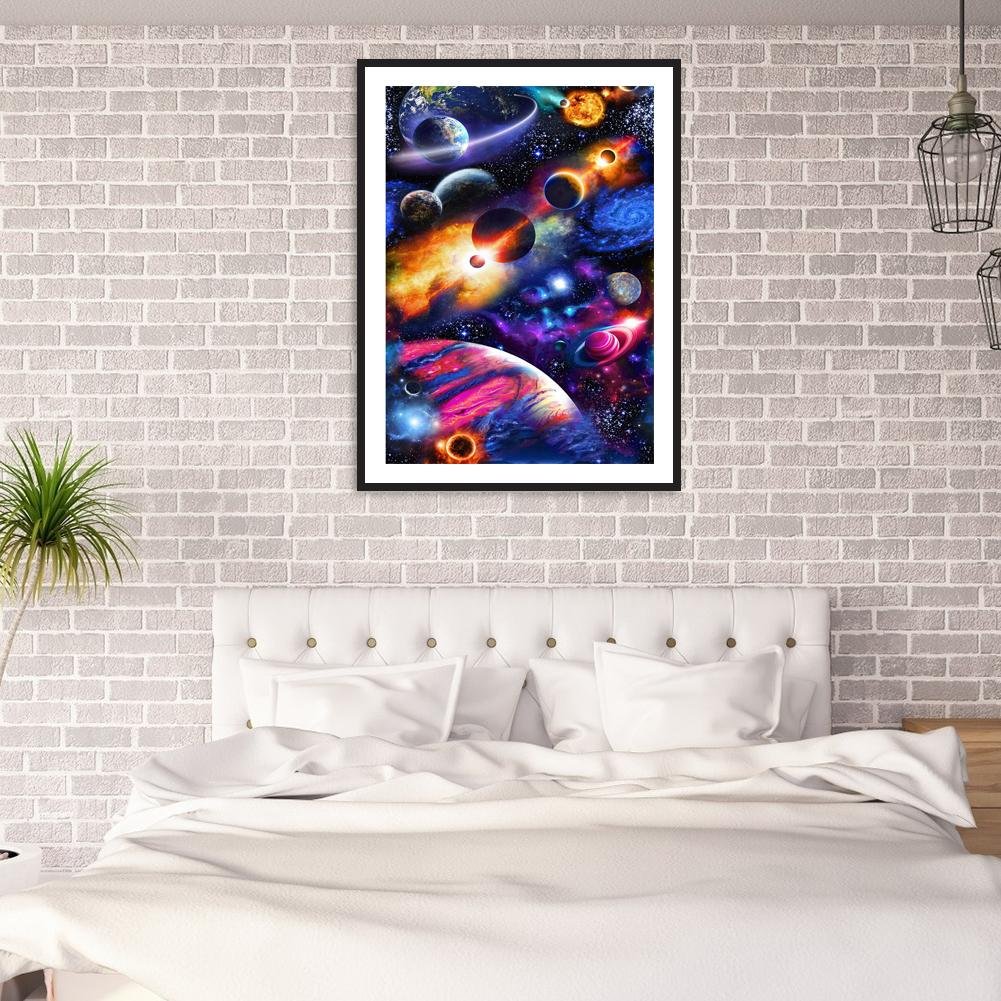 Diamond Painting - Full Round - Colorful Universe B