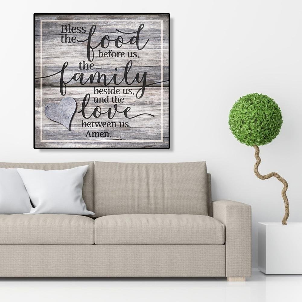 Diamond Painting - Full Round - Food,Family,Love B