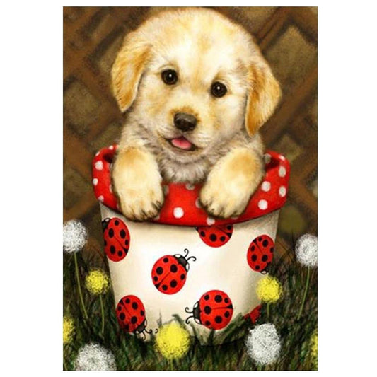 Diamond Painting - Partial Round - Cup Cat B