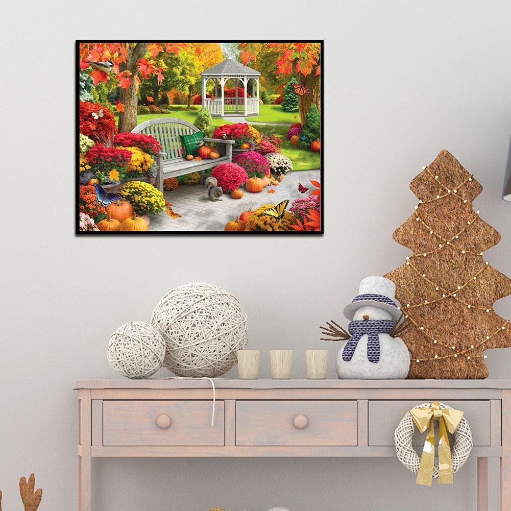 Diamond Painting - Full Round - Garden
