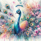 Diamond Painting - Full Round / Square - Peacock Spread Its Tail