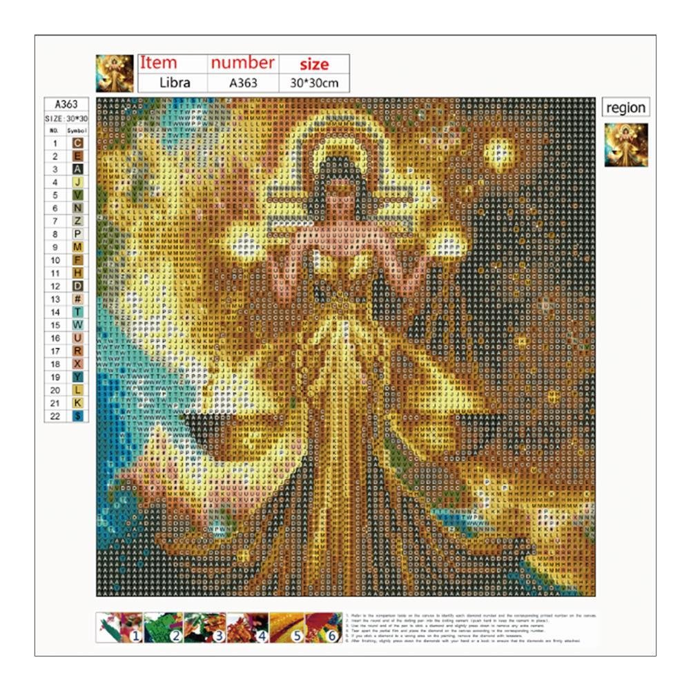 Diamond Painting - Full Round - Libra A