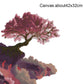 5D DIY Diamond Painting Kit - Partial Round - Cliff Tree