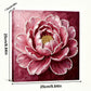 DIY Pearl Painting With Frame - Handmade Self-Adhesive Pearls - Flower (25*25cm) F