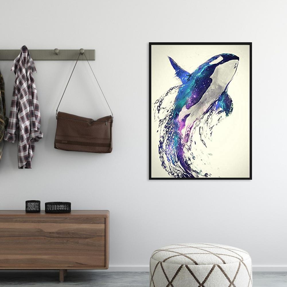 5D DIY Diamond Painting Kit - Full Round - Dolphin C