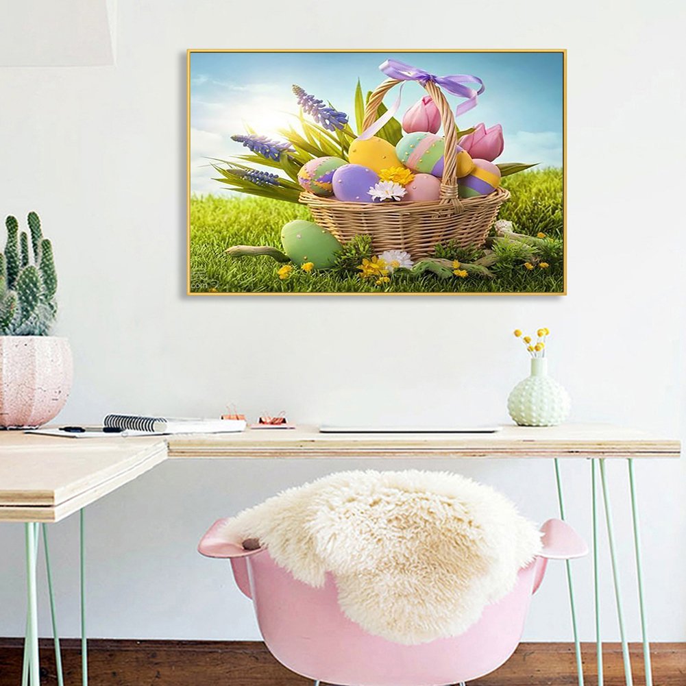 Diamond Painting - Full Round -Easter Eggs