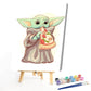 DIY Movie Cartoon Animal Oil Paint Kit by Numbers for  